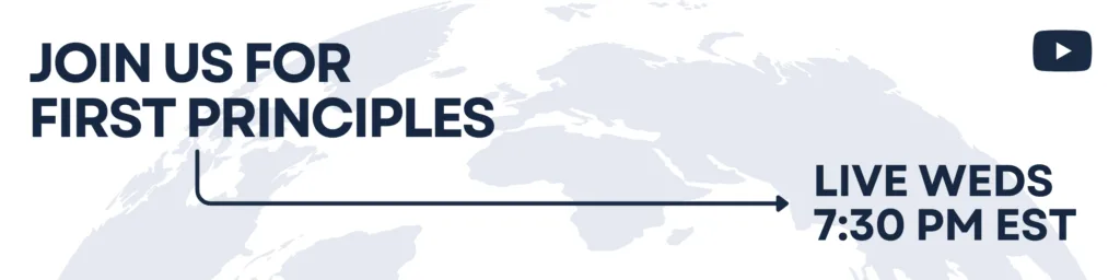 First Principles Livestream Midweek Invite